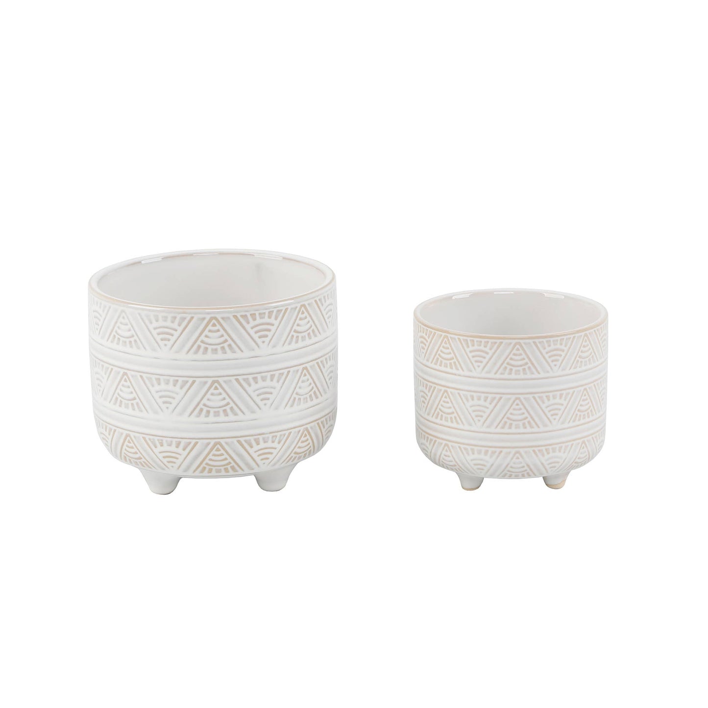 6" Sunrise Footed Ceramic, Ivory