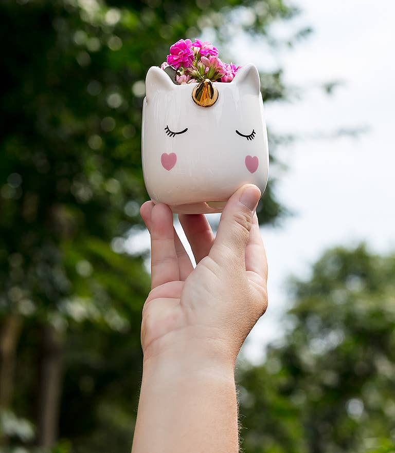 Sleeping Unicorn Planter