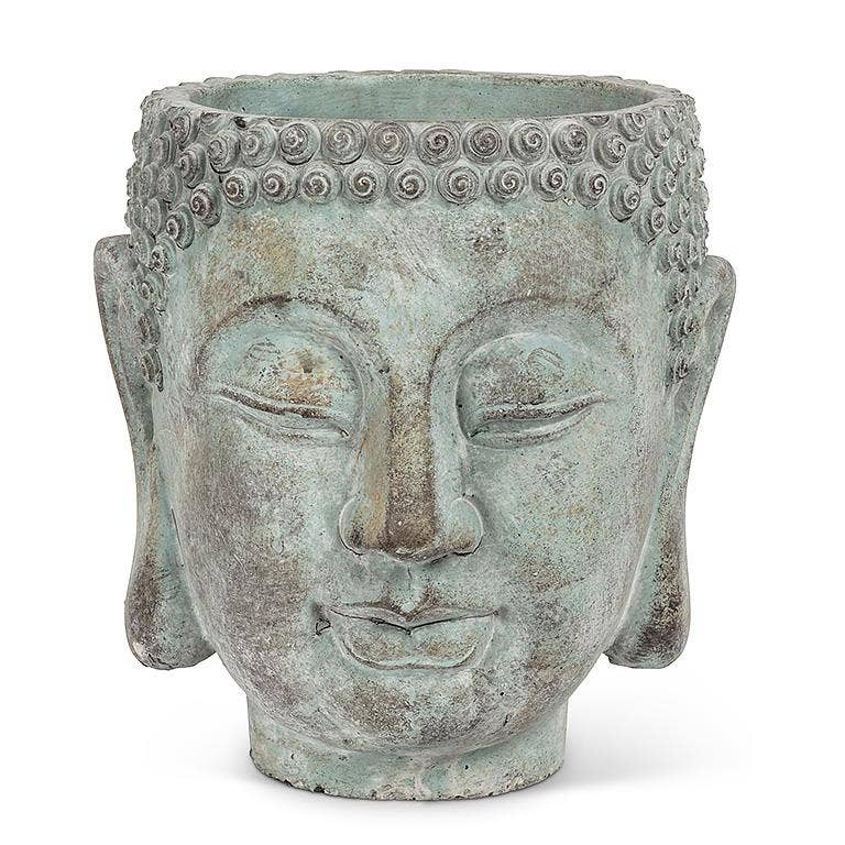Buddha Head Planter: Large (7"H)