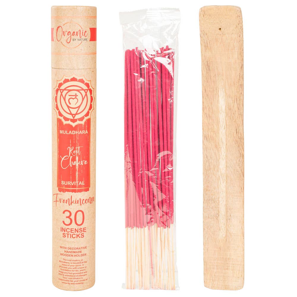 CHAKRA INCENSE STICKS: ROOT CHAKRA (FRANKINCENSE)