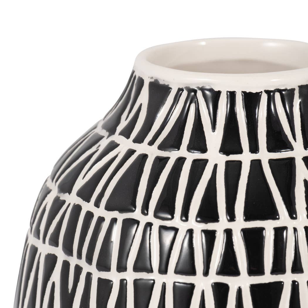 Modern Tribal Decorative Vase  5 in.