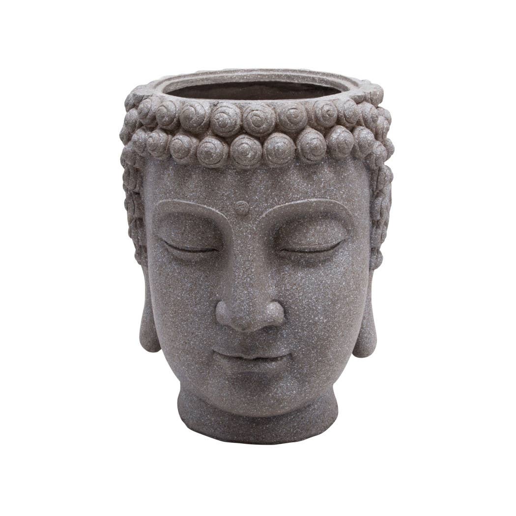 Polyresin Buddha Head 14"