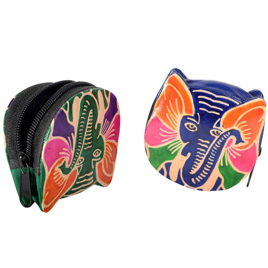 ELEPHANT ZIPPER COIN PURSE