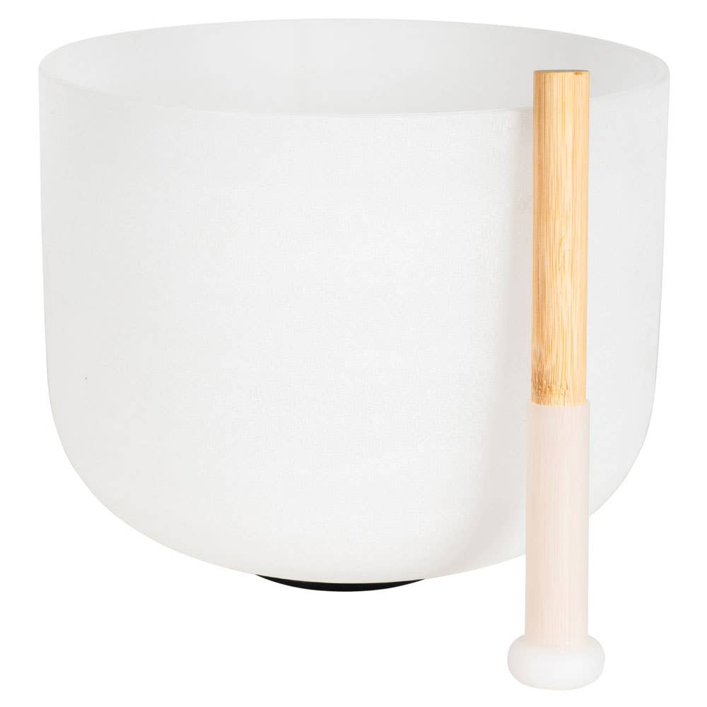 10" QUARTZ SINGING BOWLS: B