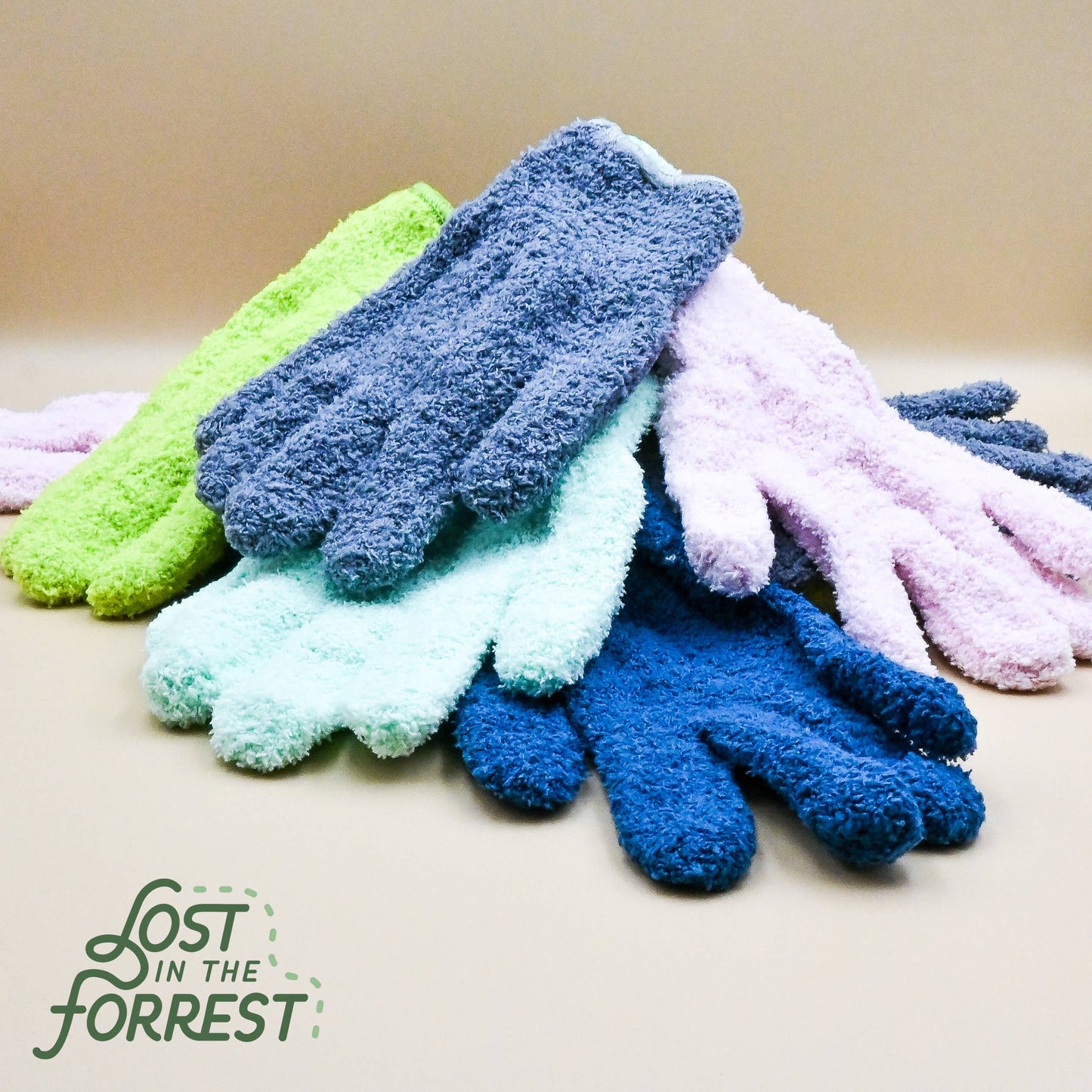 Microfiber Glove Blue
