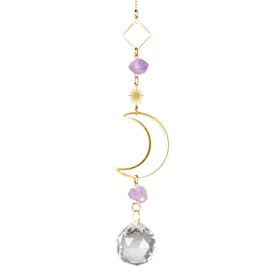MOON AMETHYST SUNCATCHER