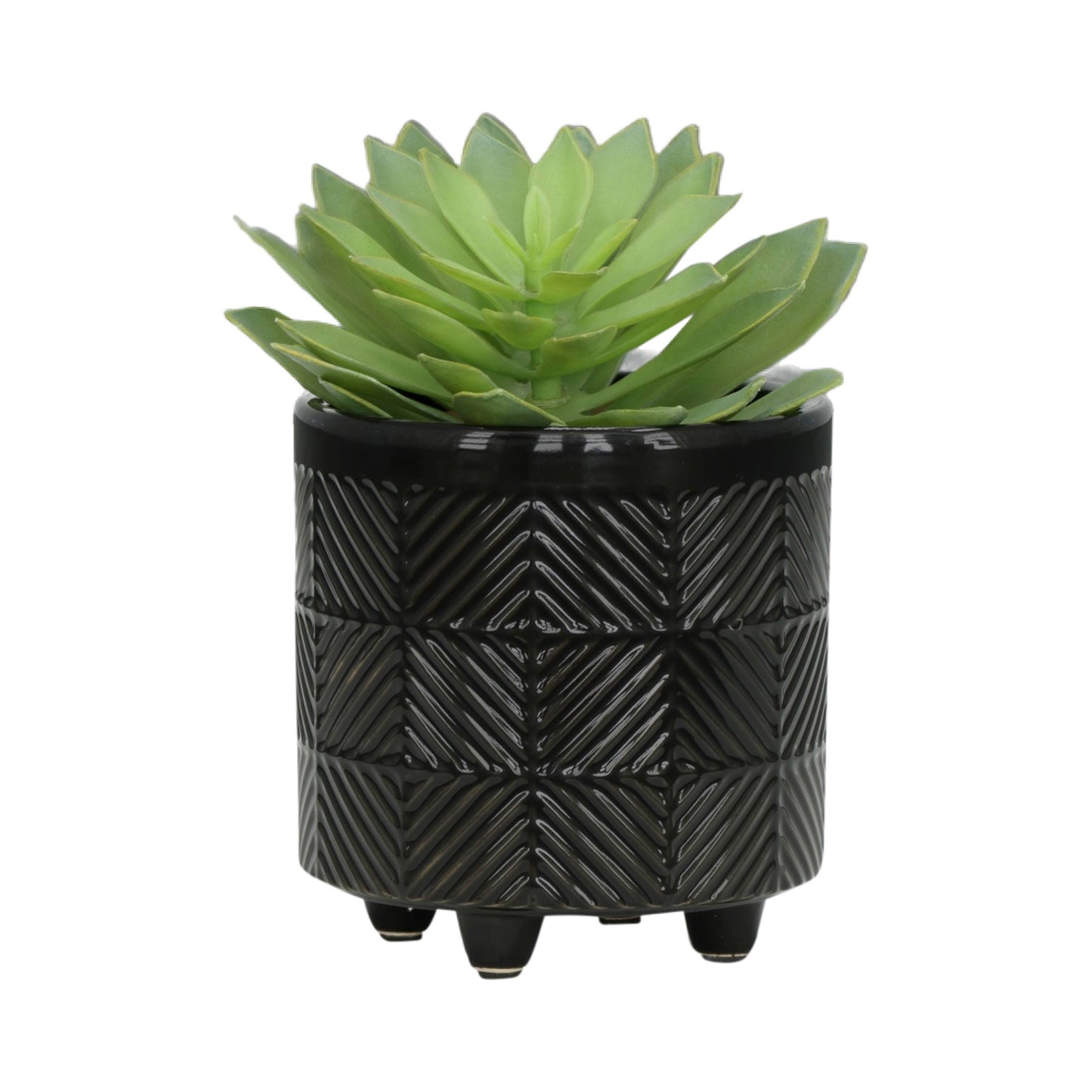 - Black Ceramic pot 8”