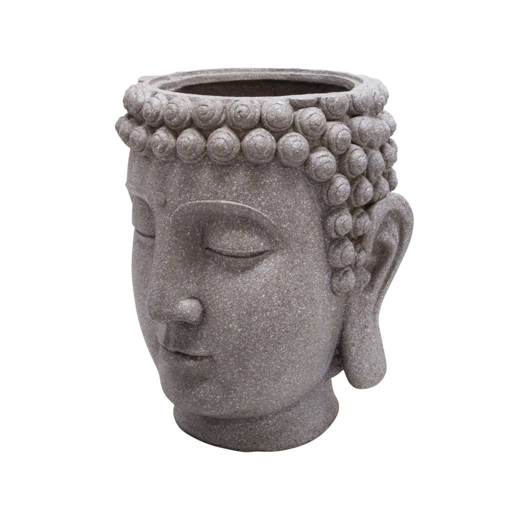 Polyresin Buddha Head 14"