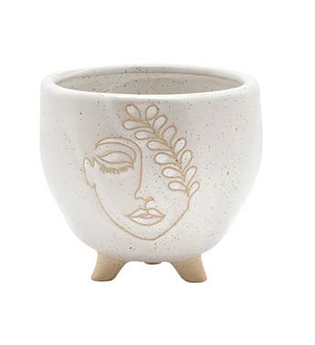 Planter Footed Face