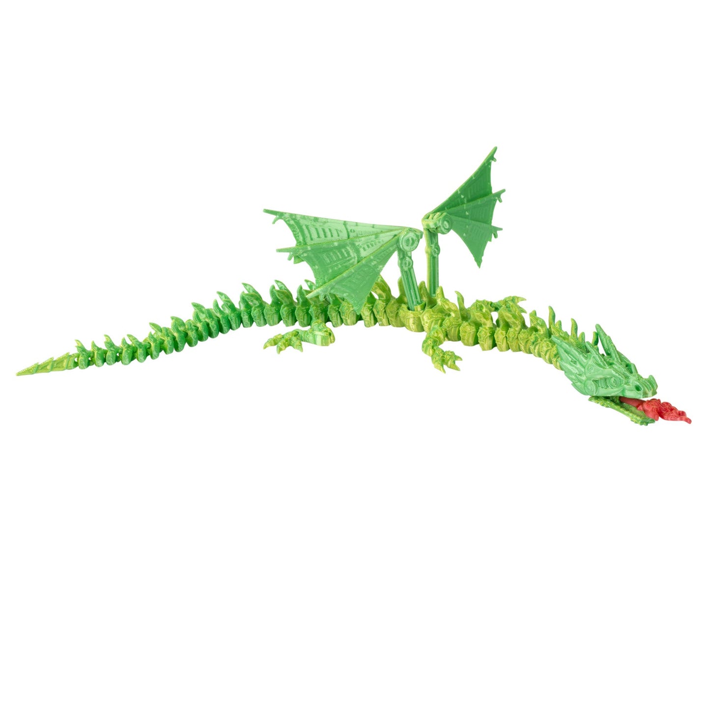 3D LONG TAIL FLYING DRAGON: Purple