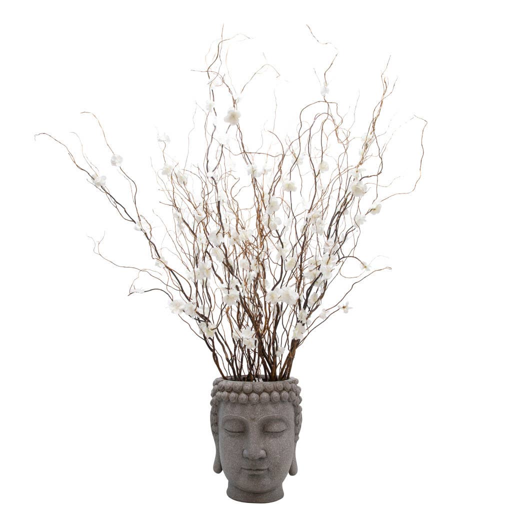 Polyresin Buddha Head 14"