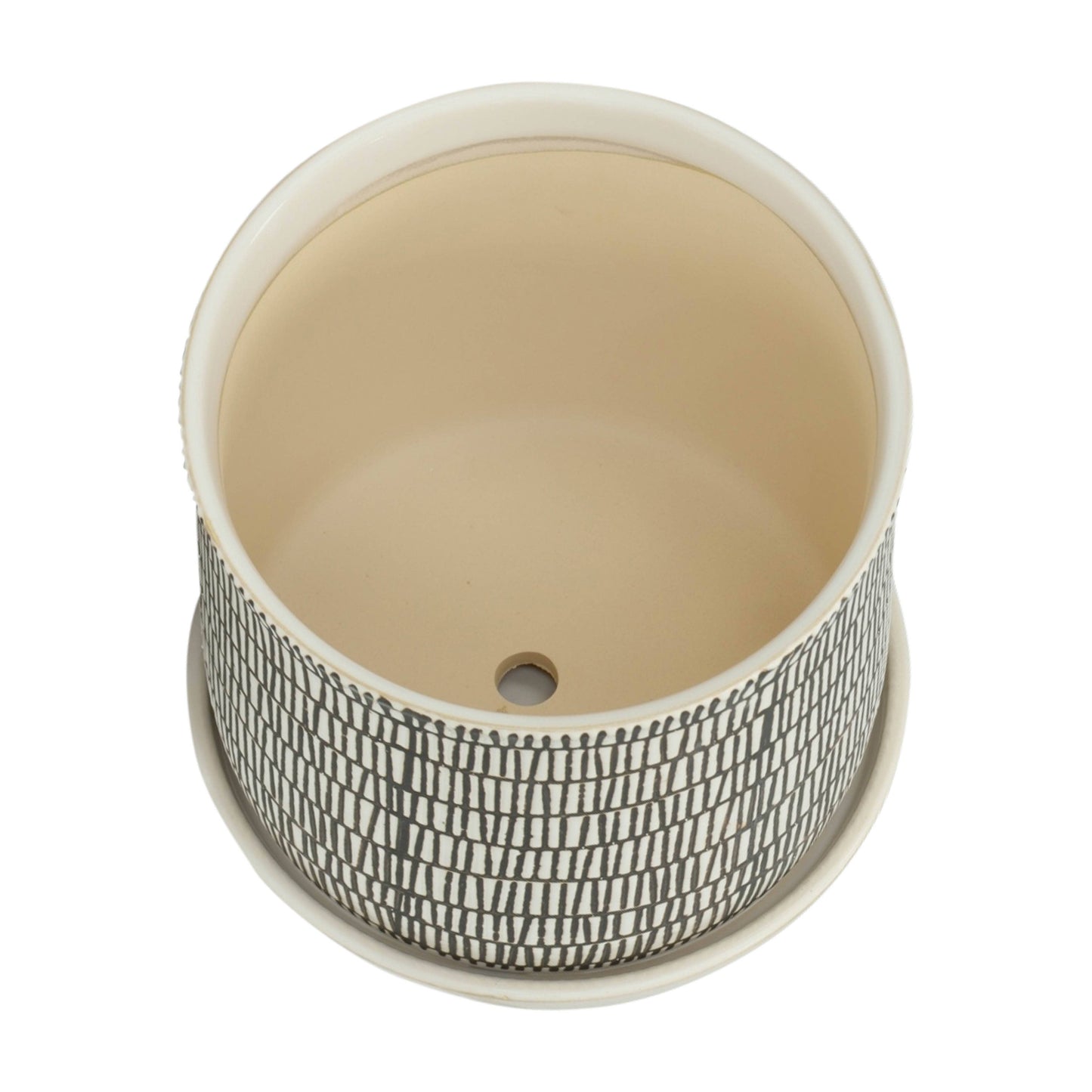 Ivory w/ Saucer 8"