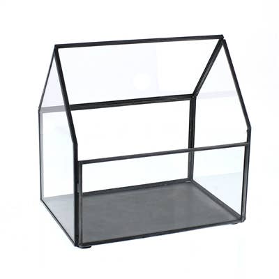 Pierre Cottage Glass Terrarium