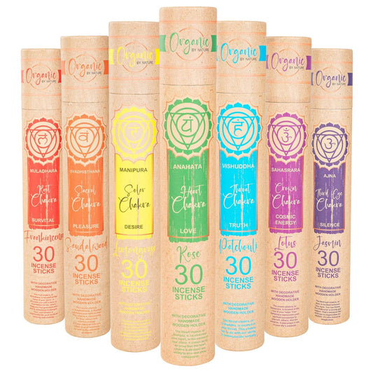 CHAKRA INCENSE STICKS: SACRAL CHAKRA (SANDALWOOD)