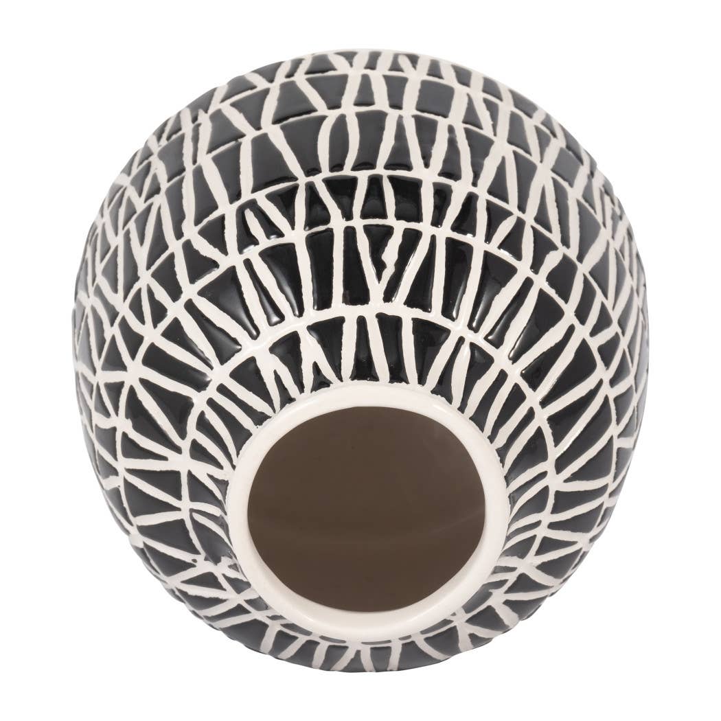 Modern Tribal Decorative Vase  5 in.