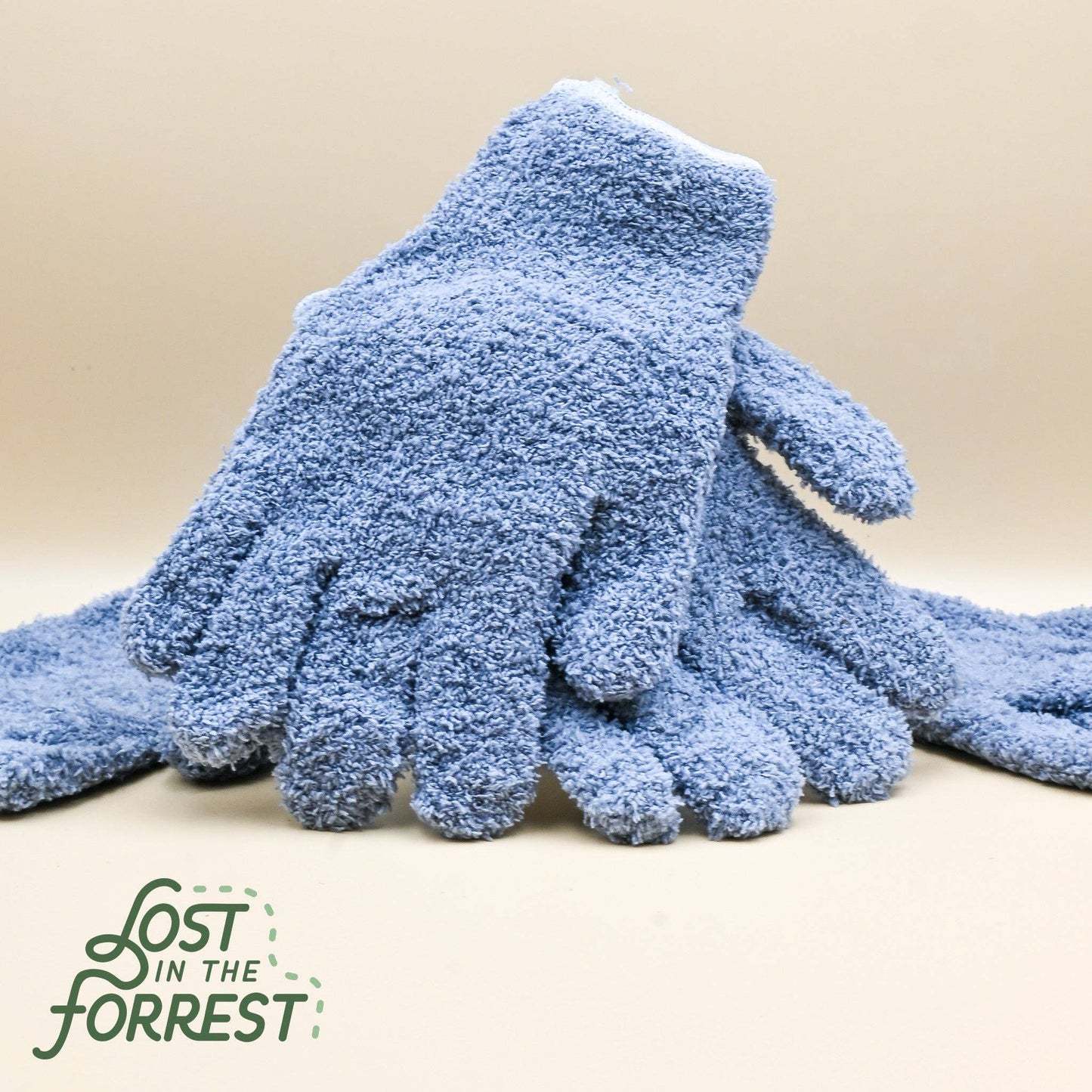 Microfiber Glove Blue