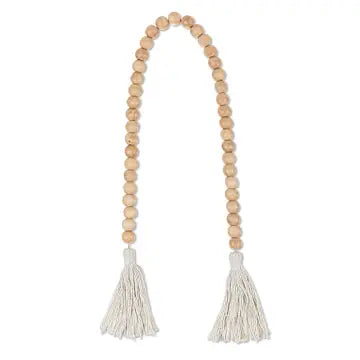 Fringe Beaded Cord-Ivory