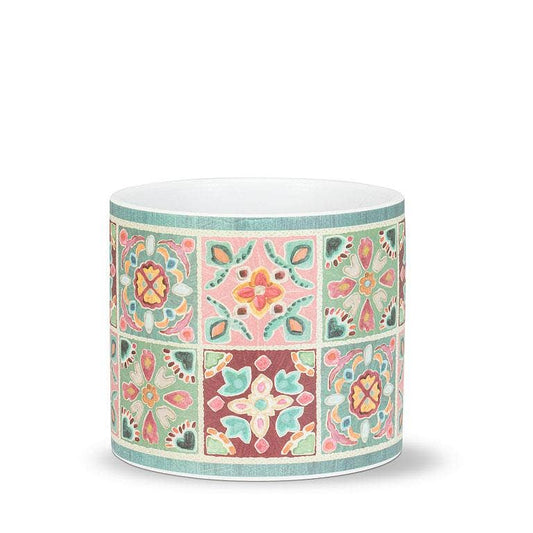 Muted Tile Grid Planter
