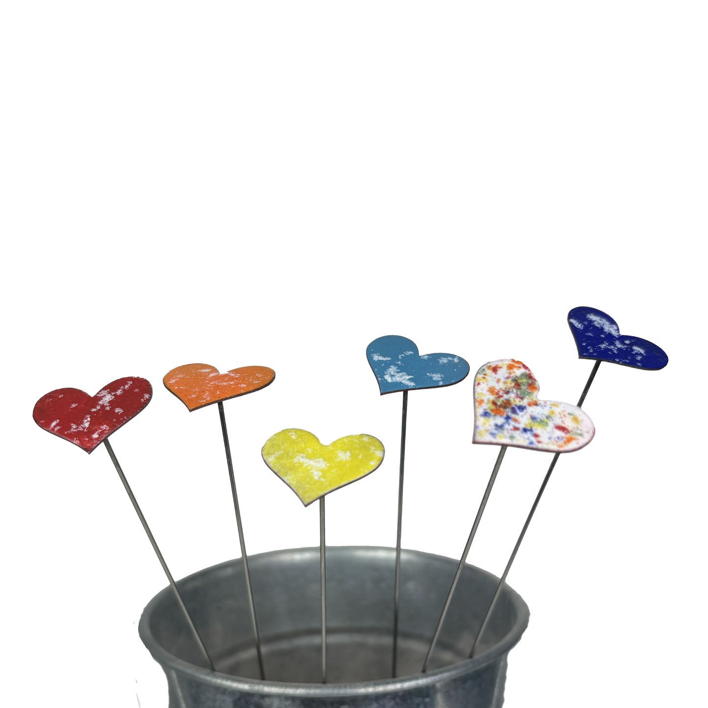 Small Heart Display Bucket Set- (price/stem incl bucket)