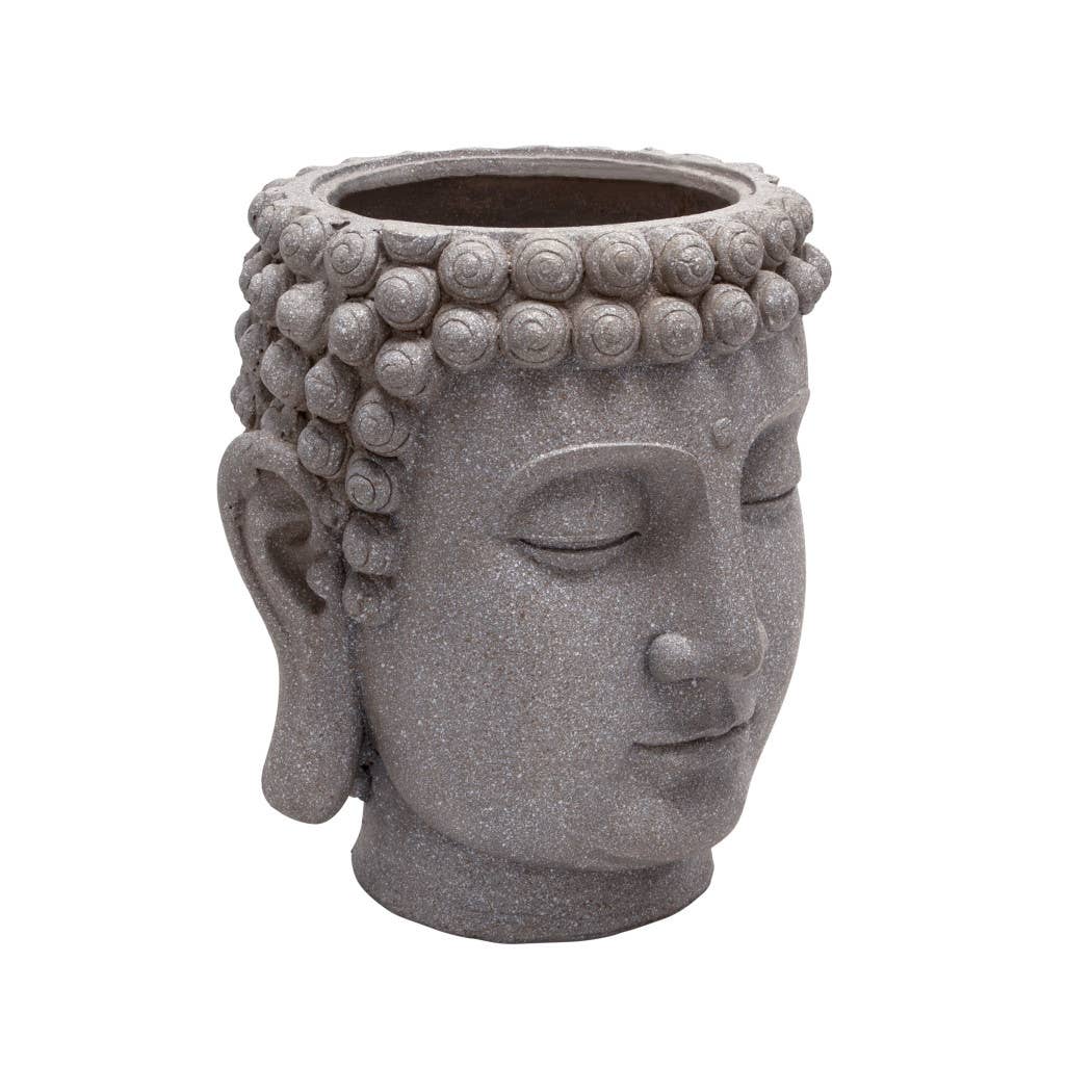 Polyresin Buddha Head 14"