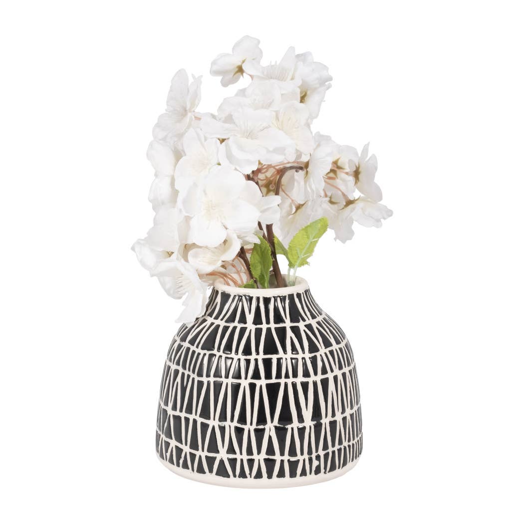Modern Tribal Decorative Vase  5 in.