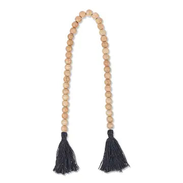 Fringe Beaded Cord-Navy-