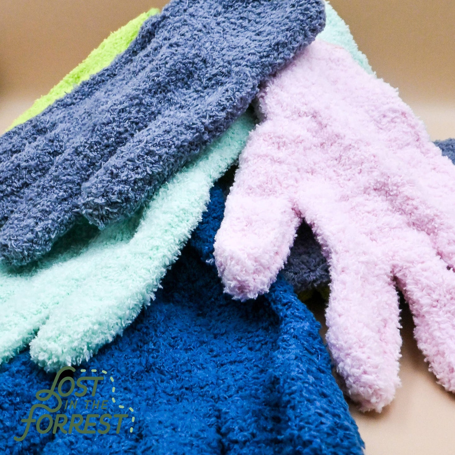 Microfiber Glove Blue