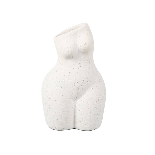 5"H Curvy Lady Ceramic Vase