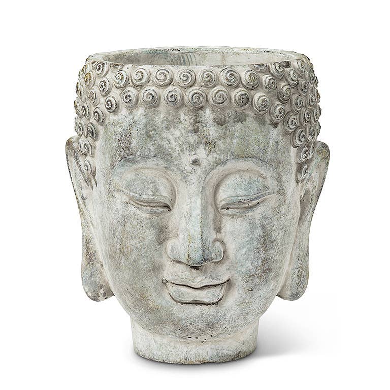 Buddha Head Planter: Large (7"H)