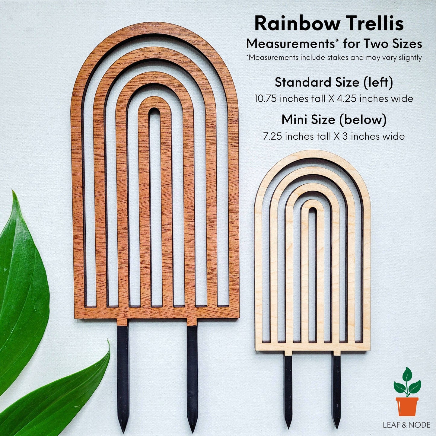 Wooden Rainbow Trellis :Mini