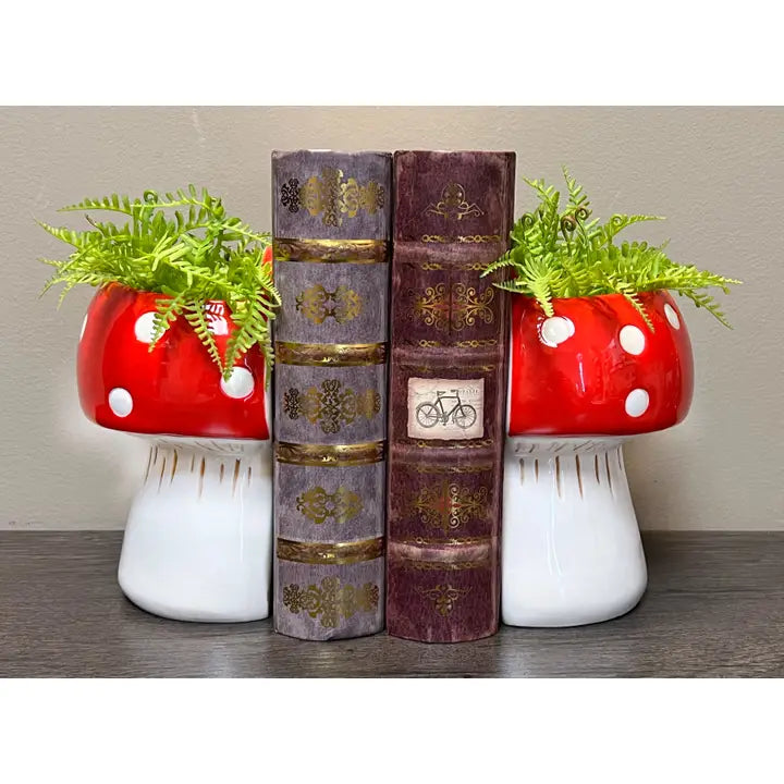 Mushroom Bookends